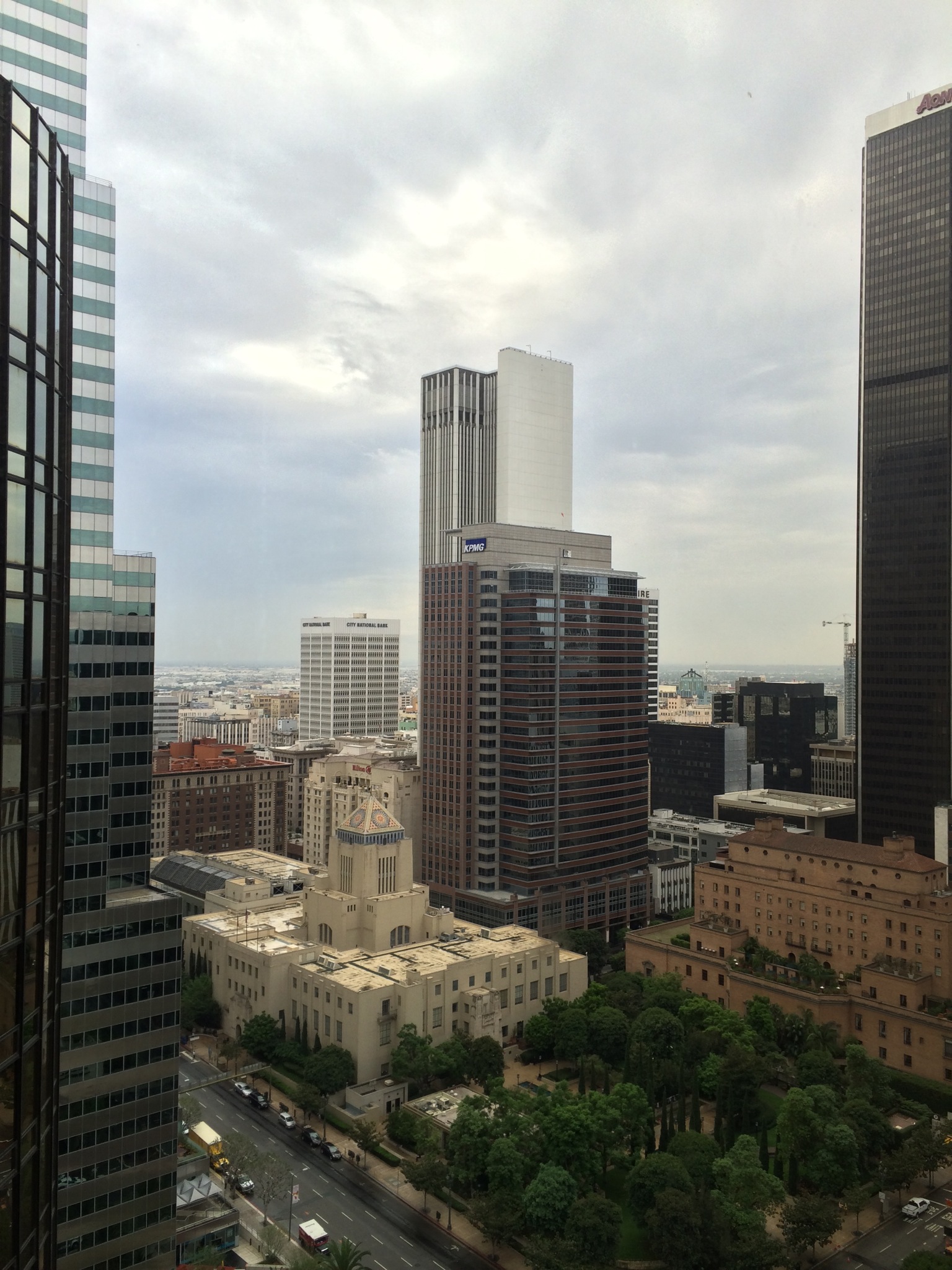 Blick aus dem Hotelfenster